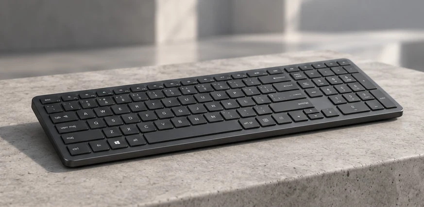 Clavier K AZERTY extra-plat avec pavé numérique